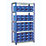 Barton Ecorax 5-Tier Powder-Coated Steel Shelving with Containers 900mm x 450mm x 1760mm