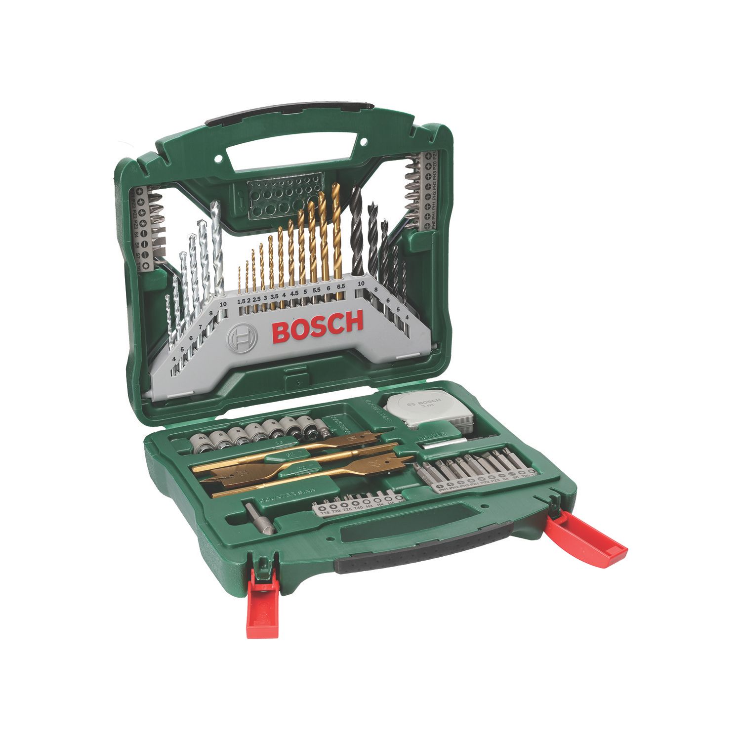 Bosch Multi-Material Mixed Drill & Screwdriver Bit Set 70 Pieces (6999G)