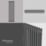 Flomasta 1800mm x 515mm 6215BTU Anthracite Vertical 3 Column Radiator