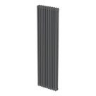 Flomasta 1800mm x 515mm 6215BTU Anthracite Vertical 3 Column Radiator
