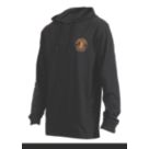 Hard Yakka HY HOODED L/S TEE Sweat Shirts Black Small 29" Chest