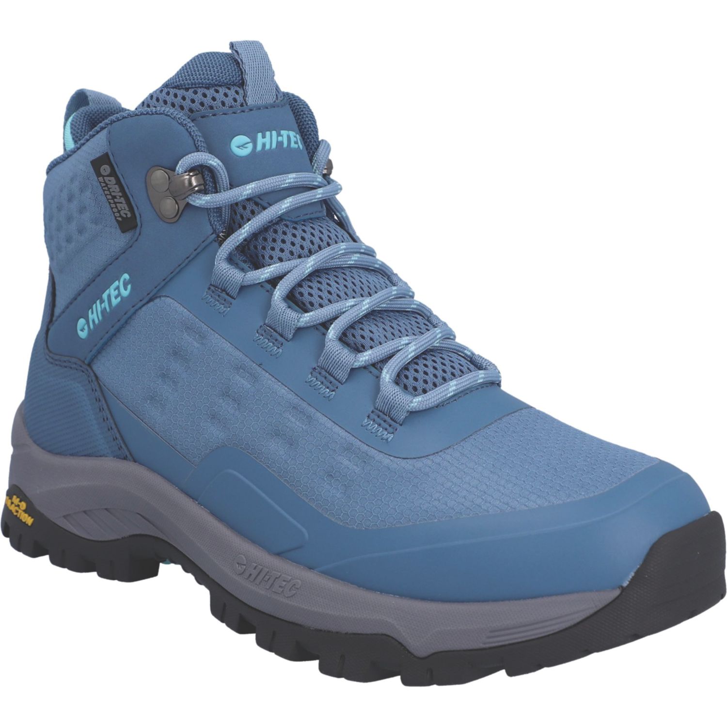 Hi-Tec Size 5 Womens Blue Waterproof Non Safety Work Boots (699CM)