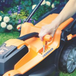 LawnMaster CLMF2437G Combo 24V 2 x 4.0Ah Lithium MX Brushless Cordless Lawn Mower & 3-in-1 Grass Trimmer