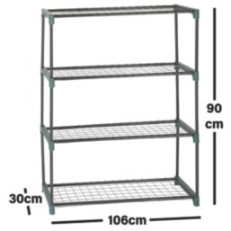 Apollo  4-Tier Greenhouse Shelves