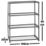 Apollo  4-Tier Greenhouse Shelves