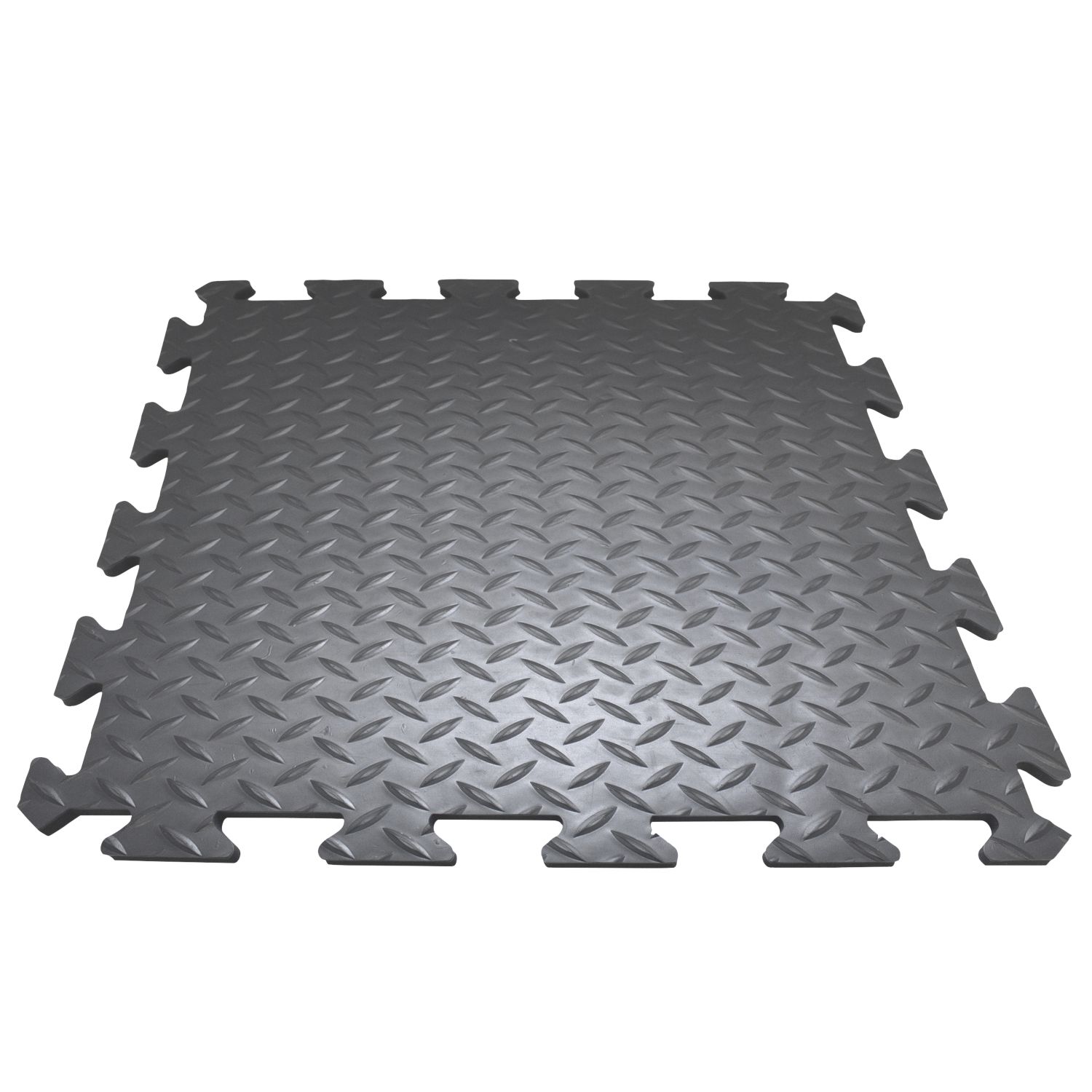 COBA Deckplate Connect Anti-Fatigue Floor Mat Black 0.5m x 0.5m x 14mm (699FV)