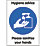 'Please Sanitise Your Hands' Hygiene Sign 297mm x 210mm 10 Pack