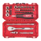 Milwaukee  1/4" Drive Ratchet & Socket Set 38 Pieces