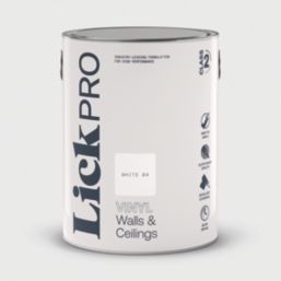 LickPro  5Ltr White 04 Vinyl Matt Emulsion  Paint