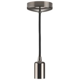 Knightsbridge  Contemporary Pendant Black Nickel
