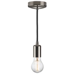 Knightsbridge  Contemporary Pendant Black Nickel
