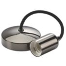 Knightsbridge  Contemporary Pendant Black Nickel