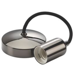 Knightsbridge  Contemporary Pendant Black Nickel