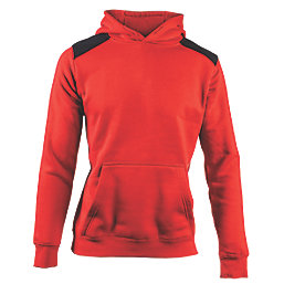 CAT Essentials Hooded Sweatshirt Hot Red Large 42-45" Chest