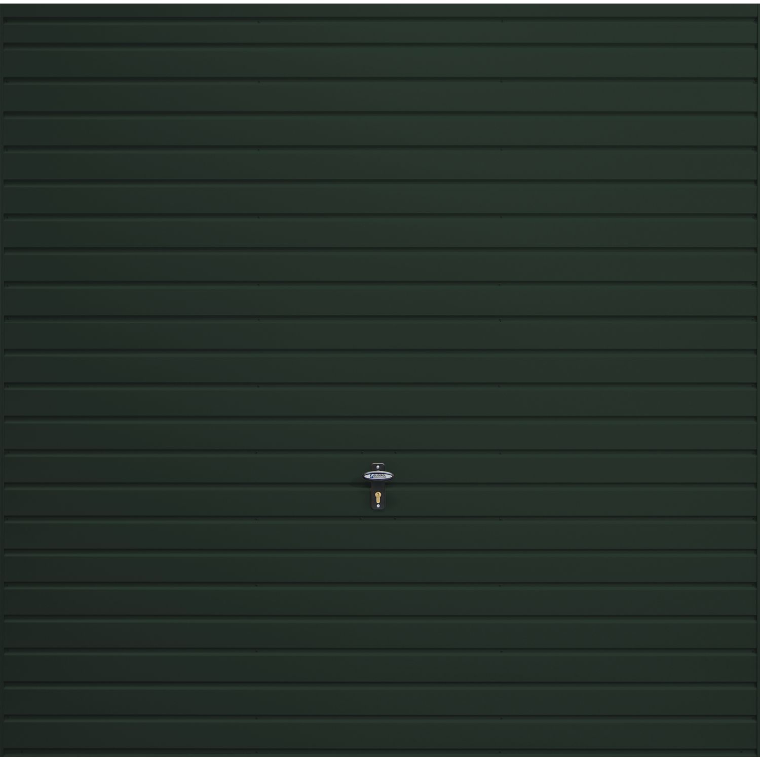 Gliderol Horizontal 7' 6" x 7' Non-Insulated Frameless Steel Up & Over Garage Door Fir Green (699VP)