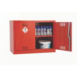 Barton  1-Shelf Pesticide Cabinet Red 915mm x 457mm x 711mm