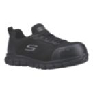 Skechers Sure Track Jixie Size 3 Womens Black Slip-On   Safety Trainers