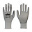 Site  PU Palm Touchscreen Gloves Grey Large