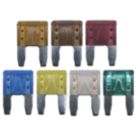 Pearl Consumables Assorted Mini Blade Auto Fuses 5-30A 80 Pieces