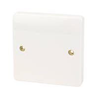 MK Logic Plus 20A Unswitched Flex Outlet Plate  White