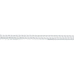 Diall Braided Rope White 5mm x 10m