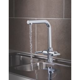 Dolce  Dual-Lever Mono Mixer Kitchen Tap Chrome
