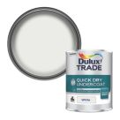Dulux Trade Quick-Dry 1Ltr White Matt  Interior Wood & Metal Undercoat