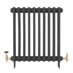 Arroll UK-20 15mm x 1/2" Brass Angled & L/S Traditional Manual Radiator Valve & Lockshield