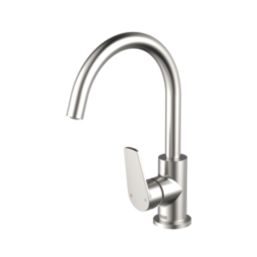 Bristan Raspberry Monobloc Sink Mixer Tap Steel
