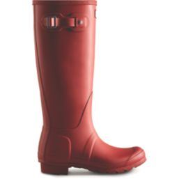 Hunter Original Tall  Size 7 Womens Dark Red Non Safety Wellies
