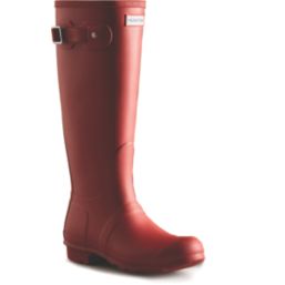 Hunter Original Tall  Size 7 Womens Dark Red Non Safety Wellies