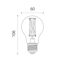 4lite WiZ E27 A60 LED Light Bulb 8W 850lm