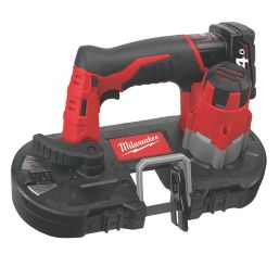 Milwaukee M12 BS-402C 41mm 12V 2 x 4.0Ah Li-Ion RedLithium  Cordless Sub-Compact Bandsaw