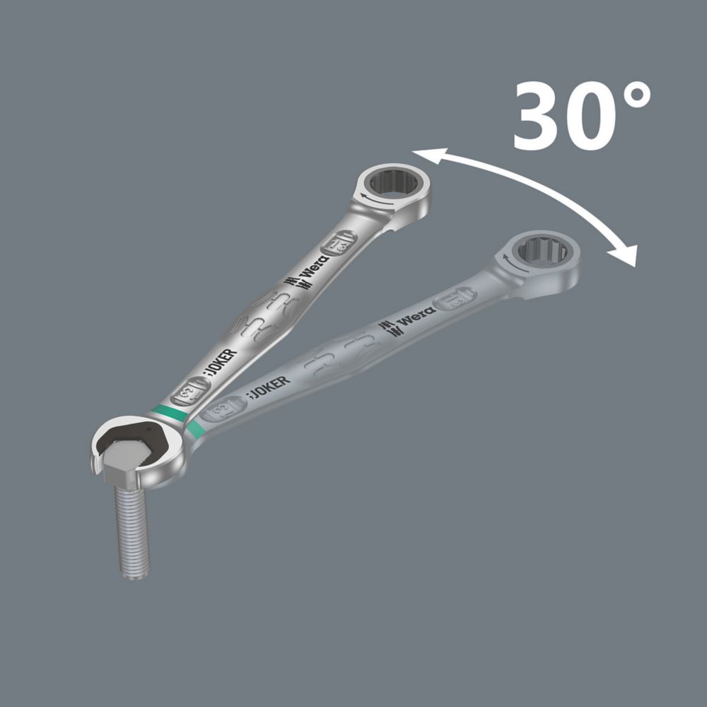 05073268001 Wera, Llave combinada de carraca, Wera, 8 mm