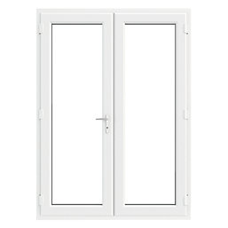 Crystal  White Triple-Glazed uPVC French Door Set 2055mm x 1590mm