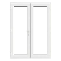 Crystal  White Triple-Glazed uPVC French Door Set 2055mm x 1590mm