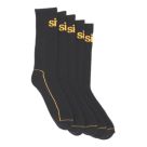 Site Willstrop Work Socks Black 3-7 5 Pairs