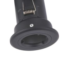 Saxby Major GU10 Fixed  Fire Rated Recessed Downlight Black