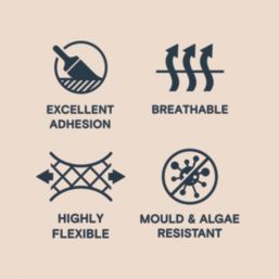 LickPro 5Ltr Smooth Taupe 03 Masonry Paint