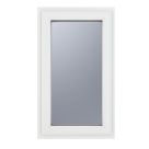 Crystal  Left-Hand Opening Obscure Double-Glazed Casement White uPVC Window  610mm x 965mm