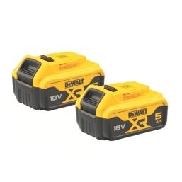 DEWALT DCF900P2T-GB 18V 2 x 5.0Ah Li-Ion XR Brushless Cordless 1/2" Hog Ring High Torque Impact Wrench