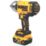 DEWALT DCF900P2T-GB 18V 2 x 5.0Ah Li-Ion XR Brushless Cordless 1/2" Hog Ring High Torque Impact Wrench