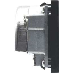 British General  Duplex Modular TV Socket Black