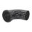 FloPlast  Push-Fit 92.5° Single Socket Bend Black 110mm