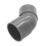FloPlast  Bends 135° Grey 32mm 5 Pack