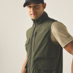 Regatta Anti Insect Travel Light Bodywarmer Dark Khaki 2X Large 55" Chest