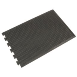 COBA Bubblemat Anti-Fatigue Floor End Mat Black 0.9m x 0.6m x 14mm
