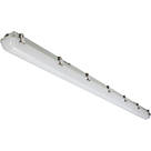 Knightsbridge Torlan Single 6ft Maintained or Non-Maintained Switchable Emergency LED Batten with Self Test Emergency Function 30/60W 4750 - 8660lm