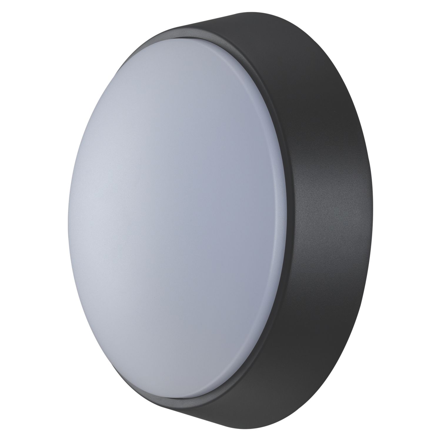 Luceco Eco Indoor & Outdoor Round LED Decorative Bulkheads Black/White 10W 700lm (701JK)