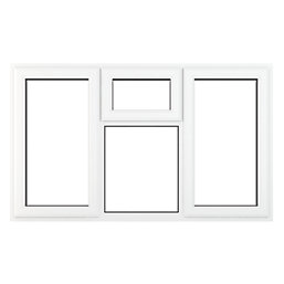 Crystal  Left & Right-Hand Opening Clear Triple-Glazed Casement White uPVC Window 1770mm x 1040mm